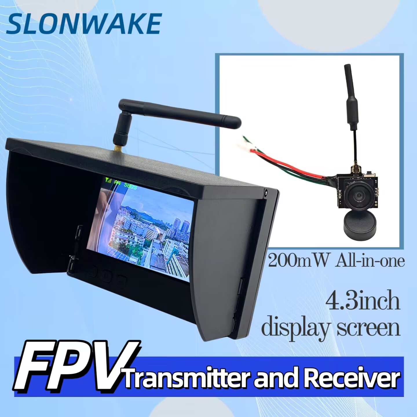 Drone Racing Camera - SLONWAKE 5.8G 아날로그 비디오 전송 카메라