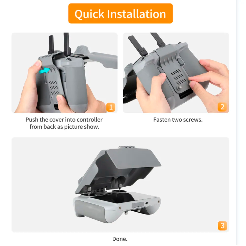 DJI RC/RC2 리모컨용 화면 보호 쉘, DJI F - Dji Drone Air 3 리뷰 및 가격