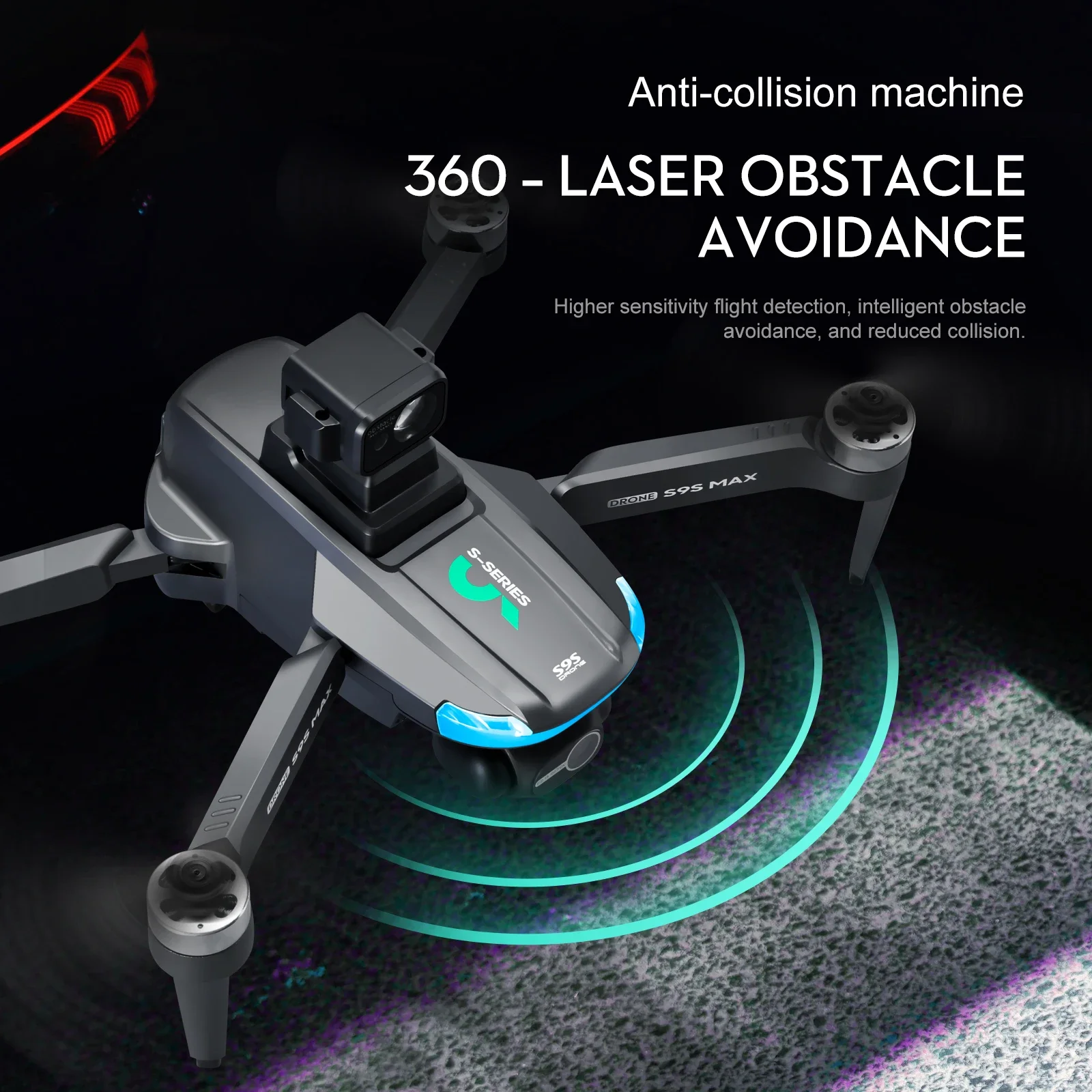 새로운 S9S MAX 미니 드론 4K 2축 PTZ HD - Drone Racing Camera 리뷰 및 가격