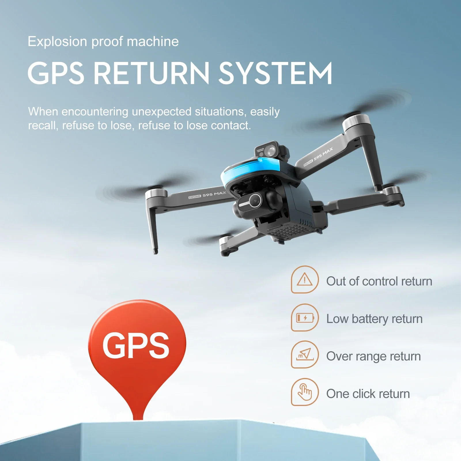 새로운 S9S MAX 미니 드론 4K 2축 PTZ HD - Drone Racing Camera 리뷰 및 가격