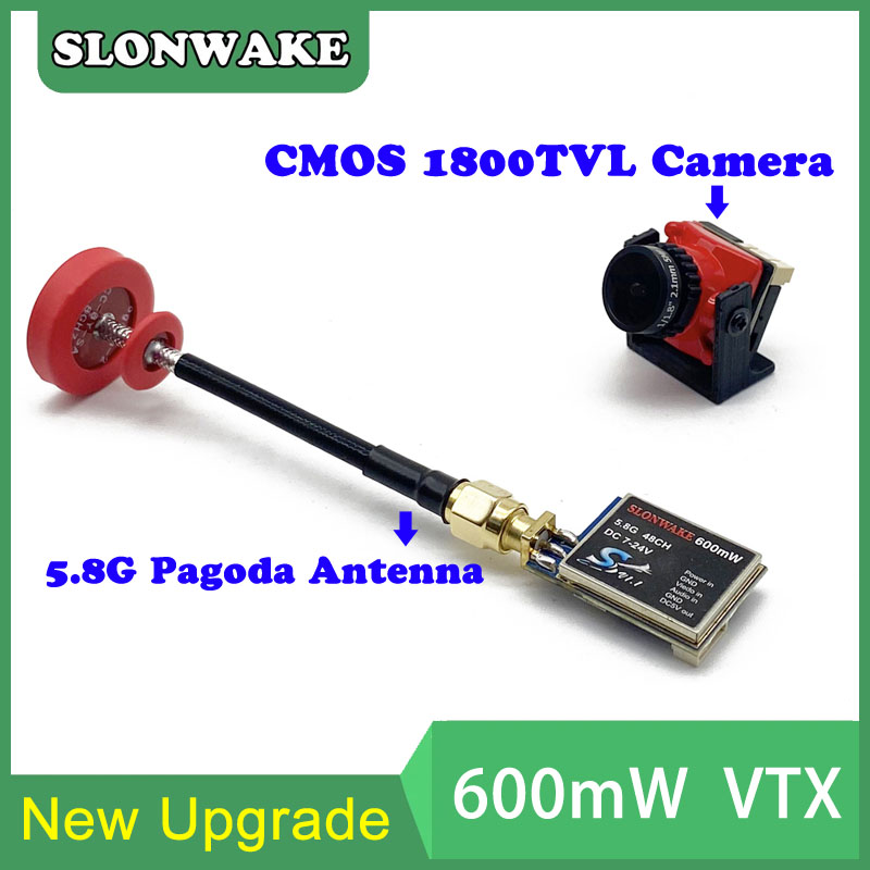 사용 가능한 5.8G 48CH 600mW 비디오 송신기 - Drone Racing Camera 리뷰 및 가격
